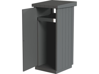 Poubelle extérieure béton à poser 130L Zeus
