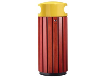 Poubelle de ville 40 ou 60L Zeno Bois