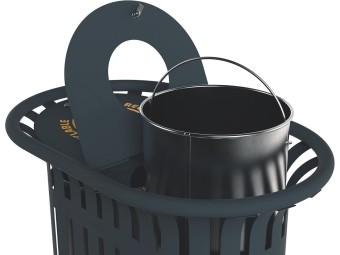 Corbeille Tulipe double flux 2x40L ou 2x 60 L