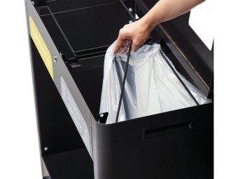 Meuble de tri sélectif mobile 2 et 3 flux Trimouv