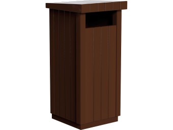 Poubelle extérieure béton à poser 130L Zeus