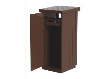 Poubelle extérieure béton à poser 130L Zeus