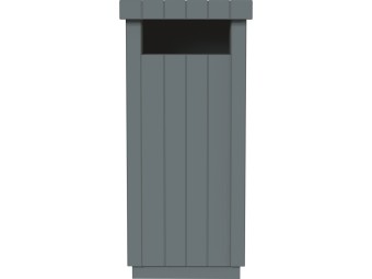 Poubelle extérieure béton à poser 130L Zeus