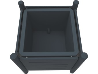 Jardinière à poser 75L Vibrato Métal