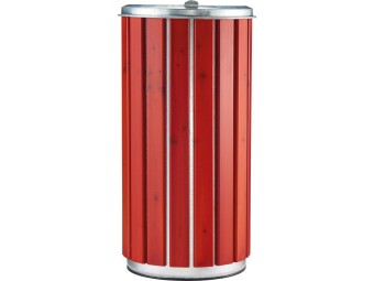 Poubelle extérieur 80L en bois avec couvercle plein Zeno Bois Protec
