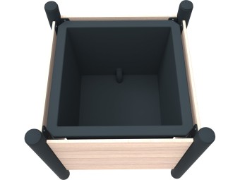 Jardinière à poser 75L Vibrato Extrême