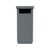 Poubelle extérieure béton à poser 130L Zeus