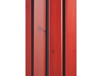 Poubelle extérieur 80L en bois avec tête entonnoir Zeno Bois Access