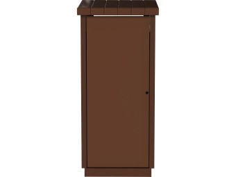 Poubelle extérieure béton à poser 130L Zeus