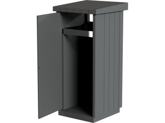 Poubelle extérieure béton à poser 130L Zeus