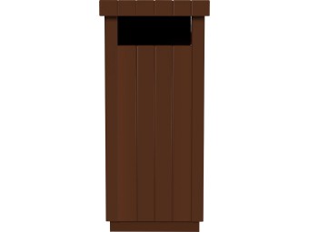 Poubelle extérieure béton à poser 130L Zeus