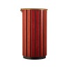 Poubelle extérieur 80L en bois avec tête entonnoir Zeno Bois Access