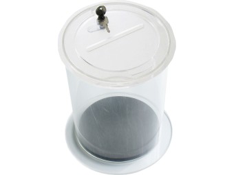 Urne ronde avec clés