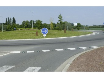 Réflecteur lumineux de route en verre Ø 50mm - REF501SBS