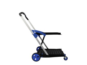 Chariot de manutention repliable porte bac - RMPBASKET