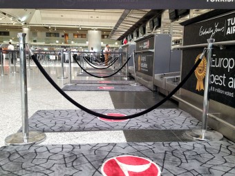 Corde en velours de 2m et ø32mm pour poteau REXO - REZO