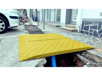 Rampe de chantier - supporte jusqu'à 1000kg