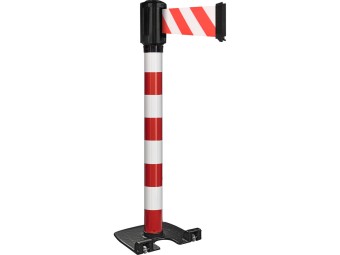 Poteau de guidage exterieur à sangle 4m - avec base lestée RXLO4