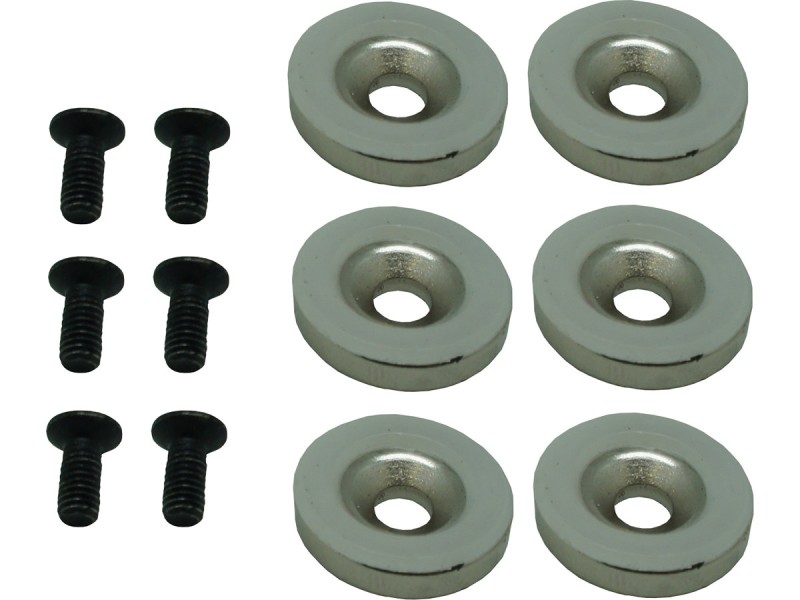 Lot de 6 aimants pour attache ou support de sangle