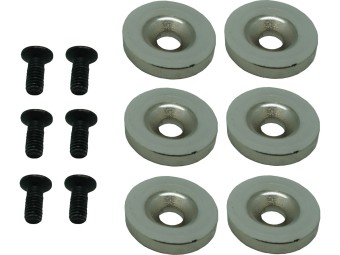 Lot de 6 aimants pour attache ou support de sangle