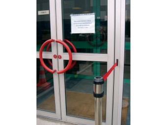 Récepteur mural de sangle