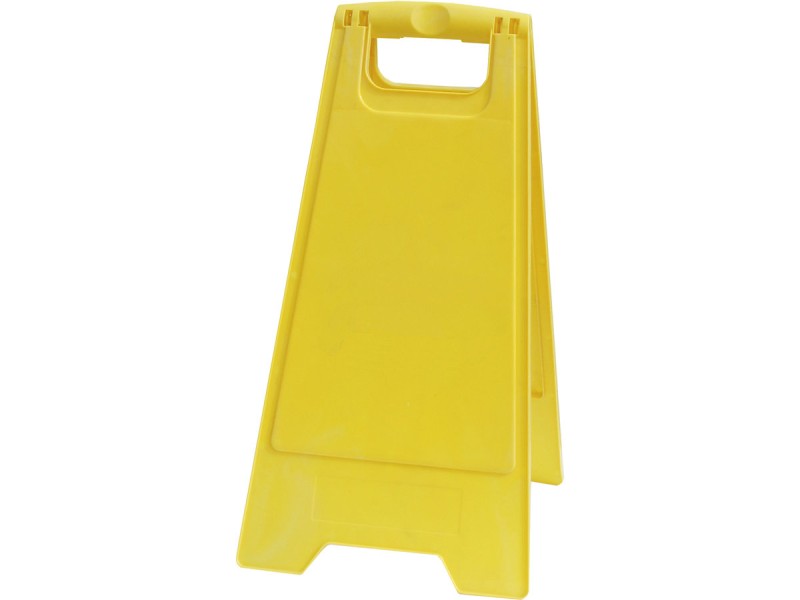 Panneau chevalet jaune personnalisable