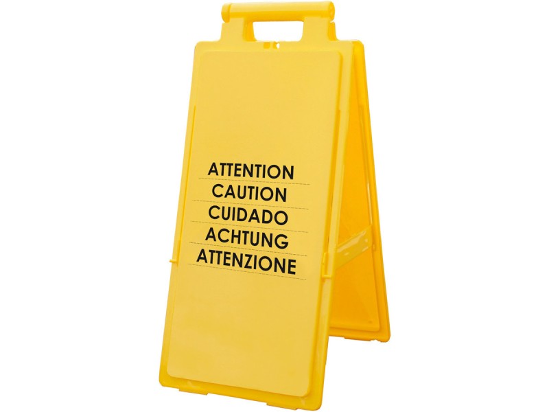 Panneau chevalet - ATTENTION - vendu par lot de 10