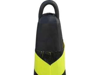 Cône de signalisation rectangulaire avec picto de prévention