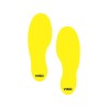 Lot de 10 marquages au sol adhésifs extérieur - PIEDS GAUCHE / DROIT
