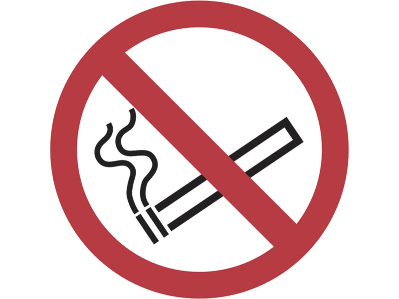 Marquage au sol adhésif - INTERDIT DE FUMER