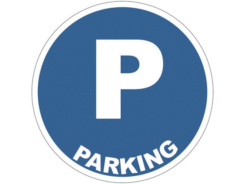 Panneau PVC : PARKING - vendu par lot de 5