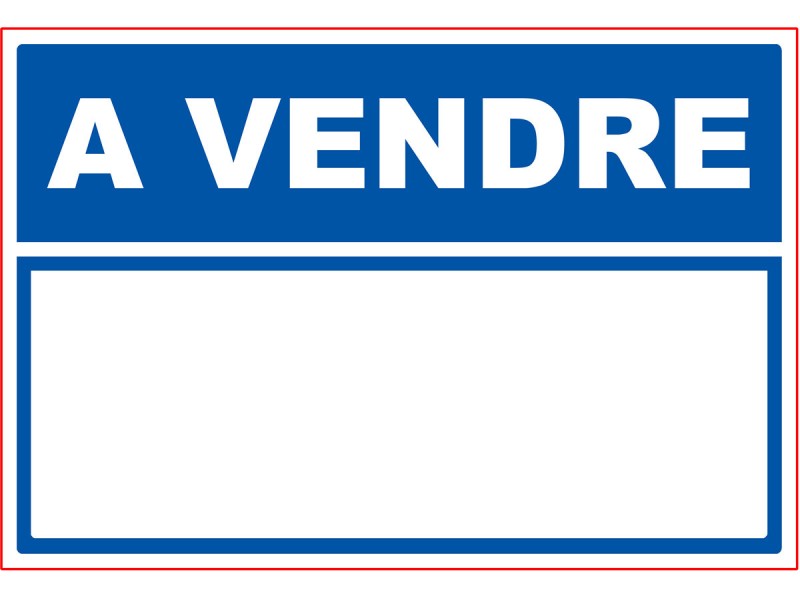 Panneau PVC : A VENDRE - vendu par lot de 5