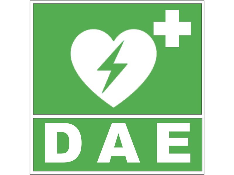Panneau PVC : DEFIBRILATEUR - vendu par lot de 5