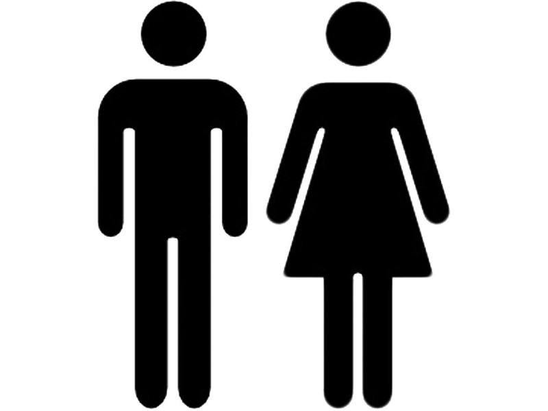 Sticker - TOILETTES - vendu par lot de 10