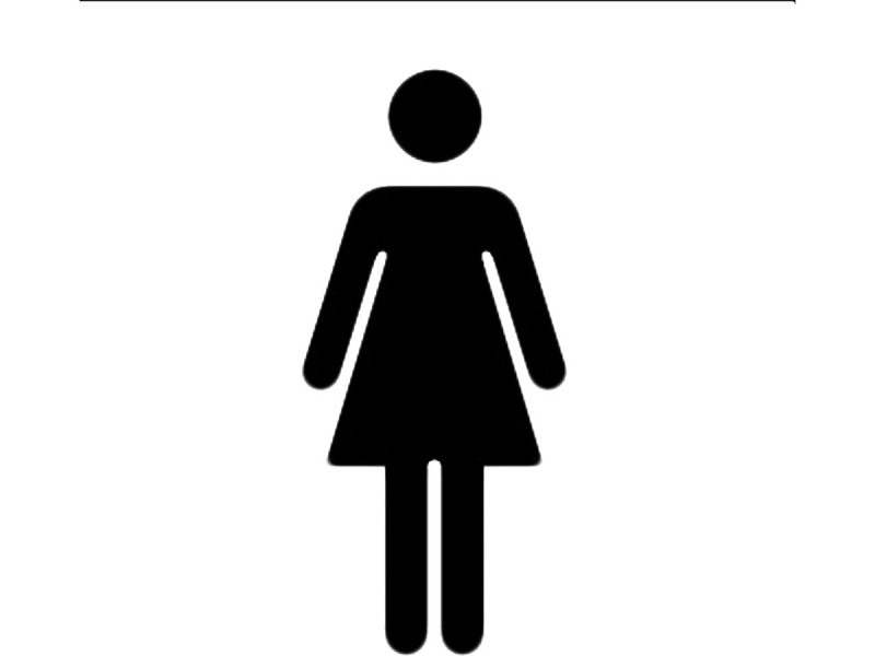 Sticker- TOILETTES FEMMES - vendu par lot de 10