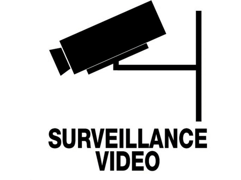 Sticker - SURVEILLANCE VIDEO - vendu par lot de 10