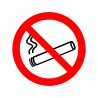 Sticker - INTERDIT DE FUMER (sans texte) - vendu par lot de 10