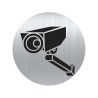 Panneau alu adhésif ESPACE SOUS SURVEILLANCE - vendu par lot de 5