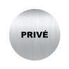 Panneau aluminium adhésif PRIVE - vendu par lot de 5