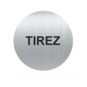 Panneau aluminium adhésif TIREZ - vendu par lot de 5