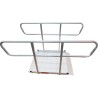 Rampe PMR aluminium avec garde corps