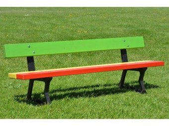 Banc en bois et pieds en fonte Nantes