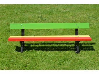 Banc en bois et pieds en fonte Nantes