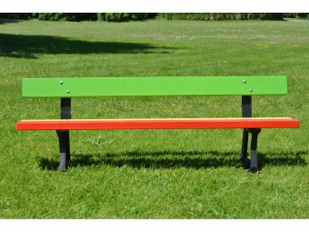 Banc en bois et pieds en fonte Nantes