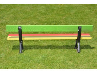 Banc en bois et pieds en fonte Nantes