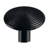 Clou podotactile Ø25mm aluminium ciselé noir  - vendu par lot de 100