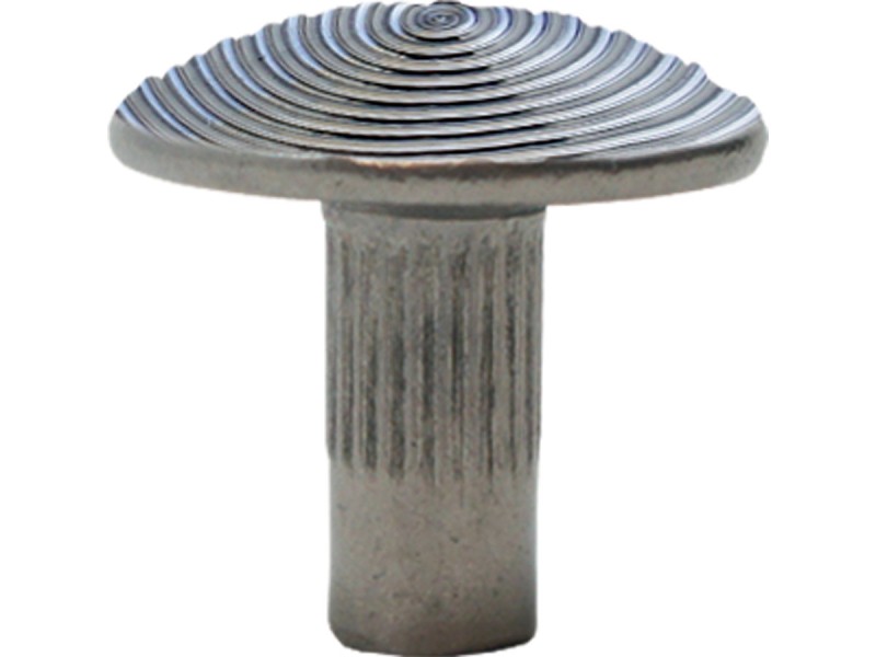 Clou podotactile Ø25mm ciselé inox - AISI 304  - vendu par lot de 100