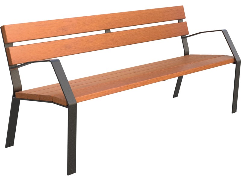 Banc extérieur en bois exotique MINIM10