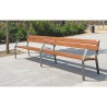 Banc extérieur en bois exotique MINIM10