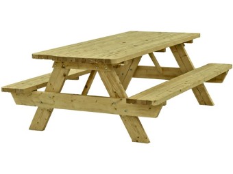 Table de pique nique en bois Biscarosse
